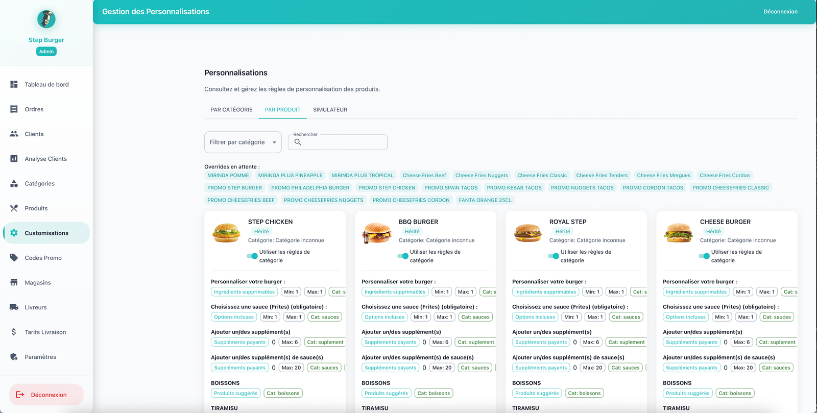 Admin — Promotions & Coupons