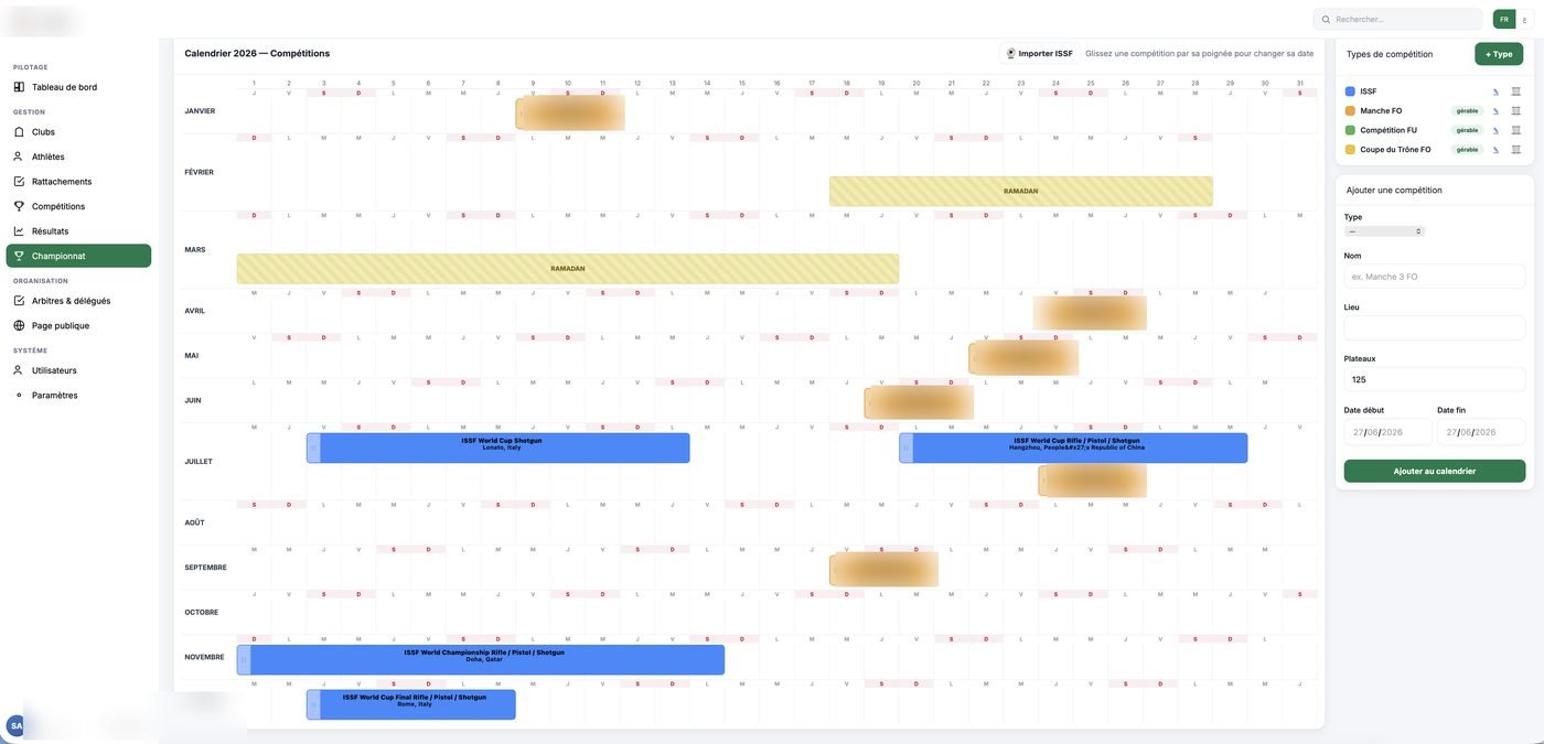 Calendrier annuel
